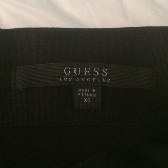 NWT Guess Mesh Insert Bodycon Pencil Skirt XS $59 - Picture 4 of 6